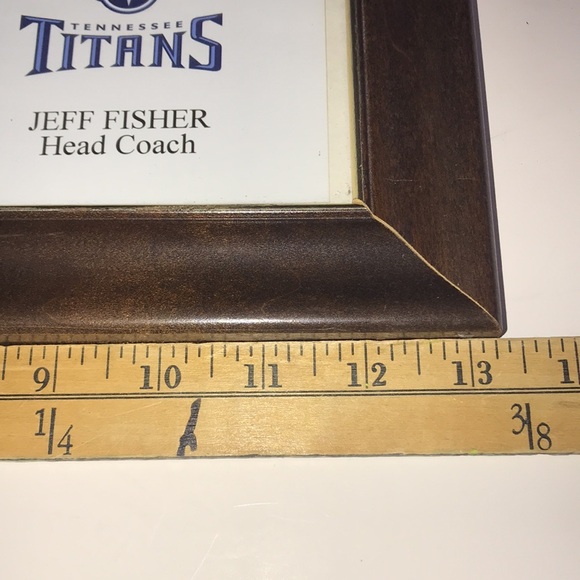 NFL Titans Signed Fisher Framed Picture - Picture 5 of 6